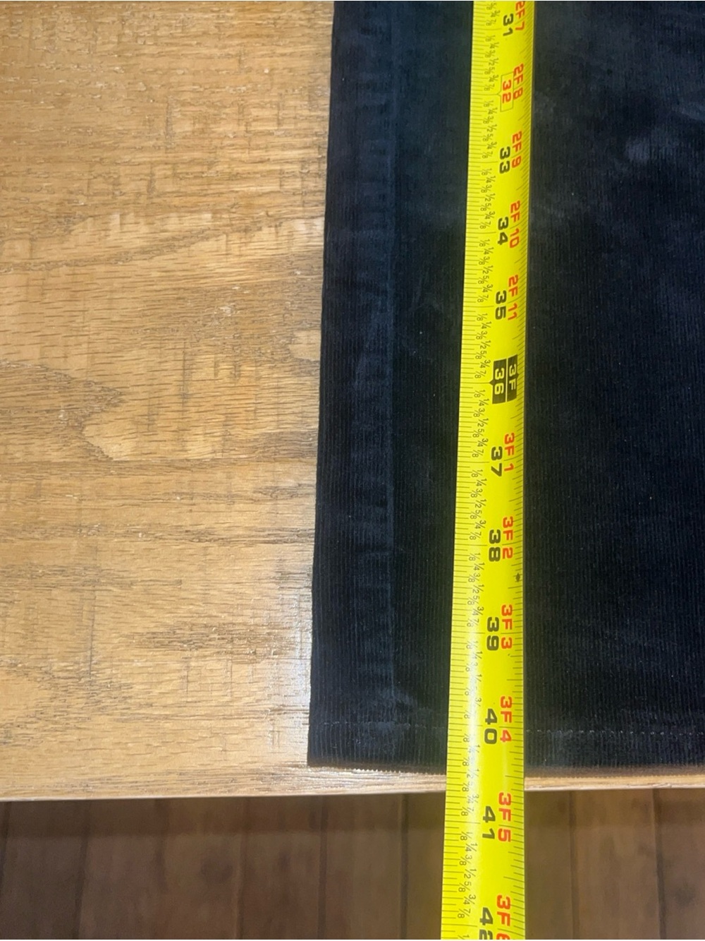 NYDJ Women's Corduroy Pants Black Size 8 Marilyn Straight - Picture 5 of 8
